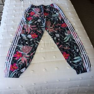 Adidas Original Her Studio London Floral Print Jogger Pants, Multicolor, Sz M